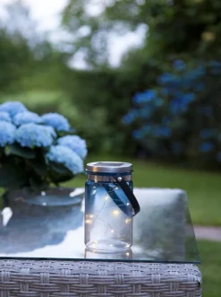 TINT Solcellsdekoration 15cm Blå IP44