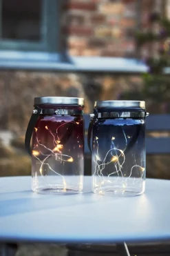 TINT Solcellsdekoration 15cm Rosa IP44