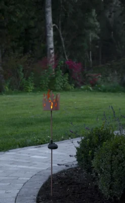 TORCHY Solcellsdekoration 77cm Rost