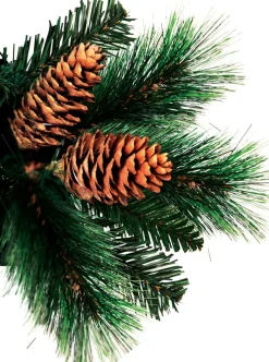 TORONTO Julgran med Kottar 225cm Grön