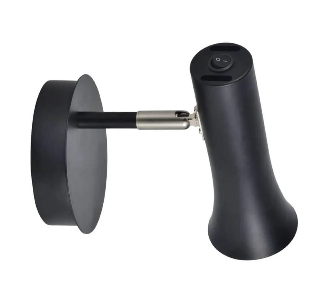 TORONTO Vägglampa 17cm Svart