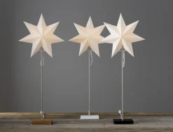 TOTTO Stjärna på fot 80cm Svart