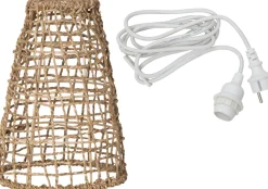 TOVE Lampskärm inkl Sladd 23cm Natur IP44