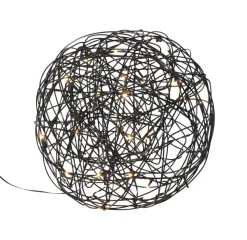 TRASSEL Utomhusdekoration 30cm 50LED IP44 Svart