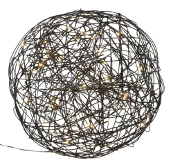 TRASSEL Utomhusdekoration 37,5cm 100LED IP44 Svart