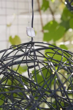 TRASSEL Utomhusdekoration 37,5cm 100LED IP44 Svart