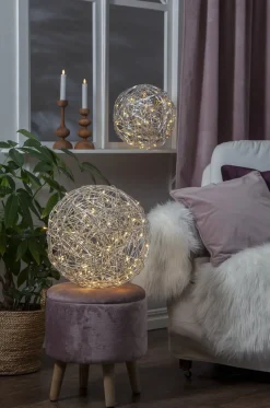 TRASSEL Utomhusdekoration 37,5cm 100LED IP44 Silver