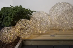 TRASSEL Utomhusdekoration 37,5cm 100LED IP44 Silver