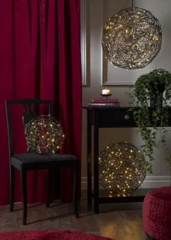 TRASSEL Utomhusdekoration 50cm 150LED IP44 Svart