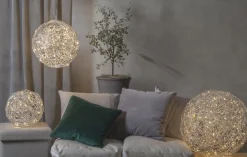 TRASSEL Utomhusdekoration 30cm 50LED IP44 Silver