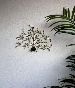 TREE OF LIFE Solcellsdekoration 46cm Grön