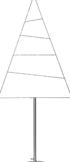 TRIANGLE Dekorationsträd 85LED 116cm Silver