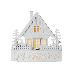 TRIER Ljusstake Lazercut 28cm Vit