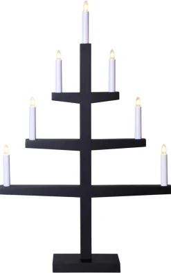 Tripp Ljusstake 7L 77cm Svart