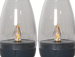 TROPEA Solcellsdekoration 9cm Grafit