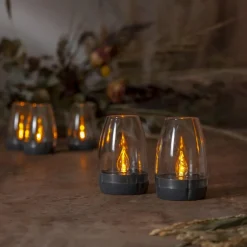 TROPEA Solcellsdekoration 9cm Grafit