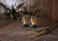 TROPEA Solcellsdekoration 9cm Grafit