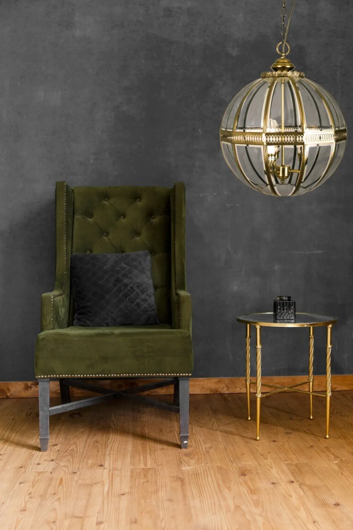 TSAR Taklampa 46cm Antik/Klar