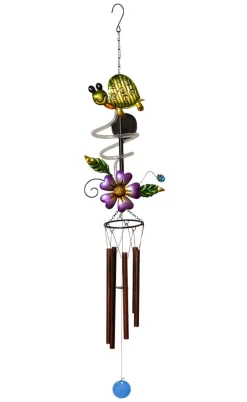 TURTLE Solcellsdekoration 104cm Flerfärgad