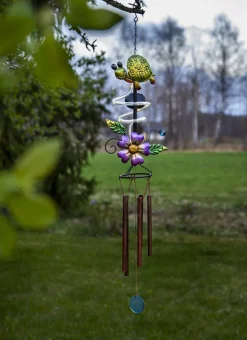 TURTLE Solcellsdekoration 104cm Flerfärgad