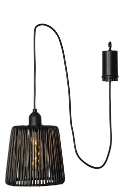 TWINE Utomhuslampa Batteri 15cm Svart