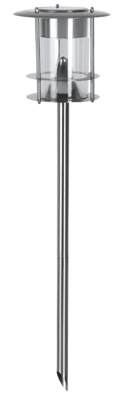 VALENCIA Solcells-Pollare 64,5cm Rostfritt Stål