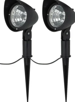 VANNA Trädgårdsspot 2-Set 27cm Svart