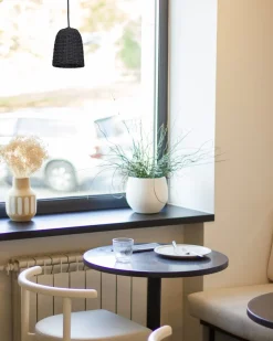 VEGA Fönsterlampa 15,5cm Svart