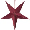 VELVET Pappersstjärna 60cm 40LED Röd
