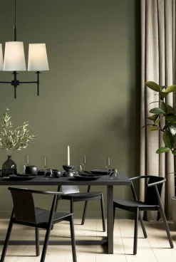 VERBIER Taklampa 3L 41cm Svart/Vit