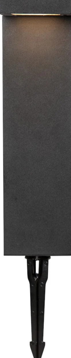 VICINI Solcells-pollare 38cm Svart