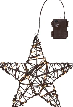 VICKE STAR Utomhusdekoration Batteri 30cm Svart IP44