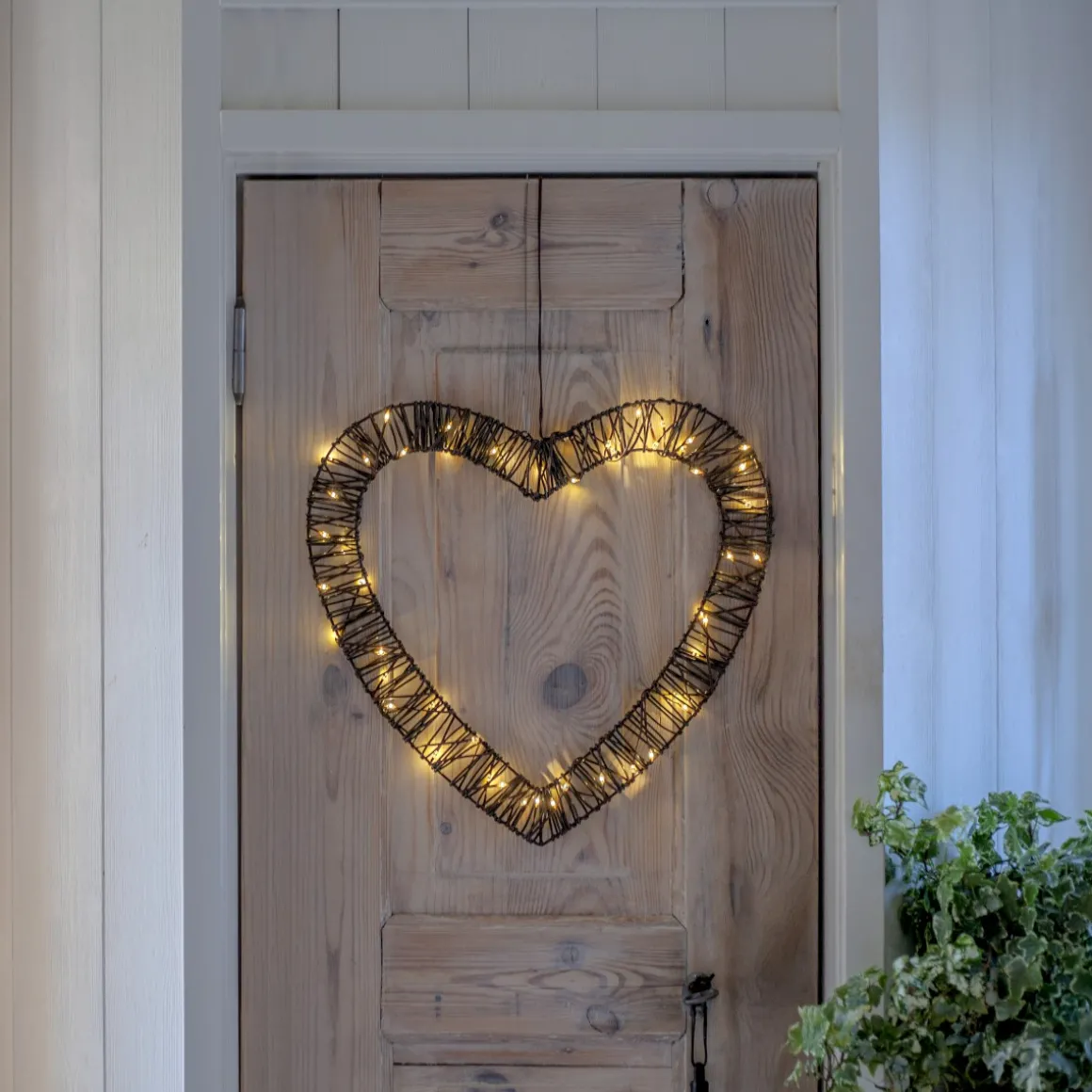 VICKE Utomhusdekoration Batteri 40cm Svart IP44