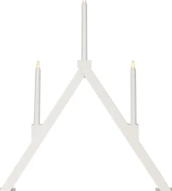 VIKA Ljusstake Batteri 64cm LED Vit