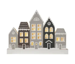 VILLA Ljusstake Batteri 6L 32cm Flerfärgad