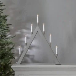 VIND Ljusstake 7L 63cm Beige