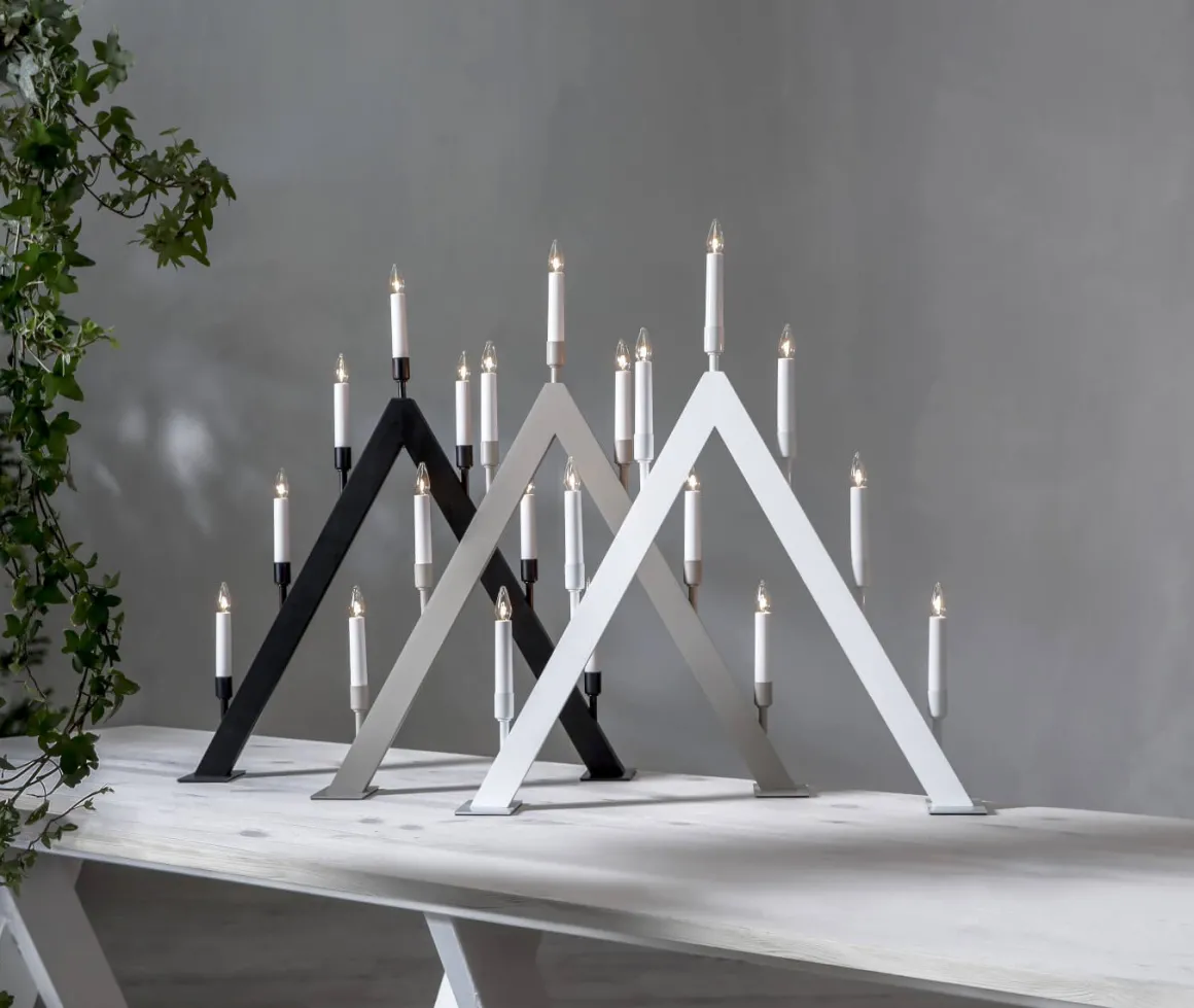 VIND Ljusstake 7L 63cm Beige