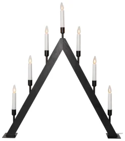 VIND Ljusstake 7L 63cm Svart