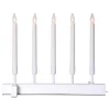 VIND Ljusstake 5L 40cm Vit