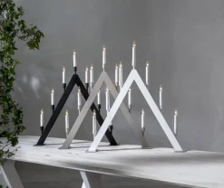 VIND Ljusstake 7L 63cm Vit