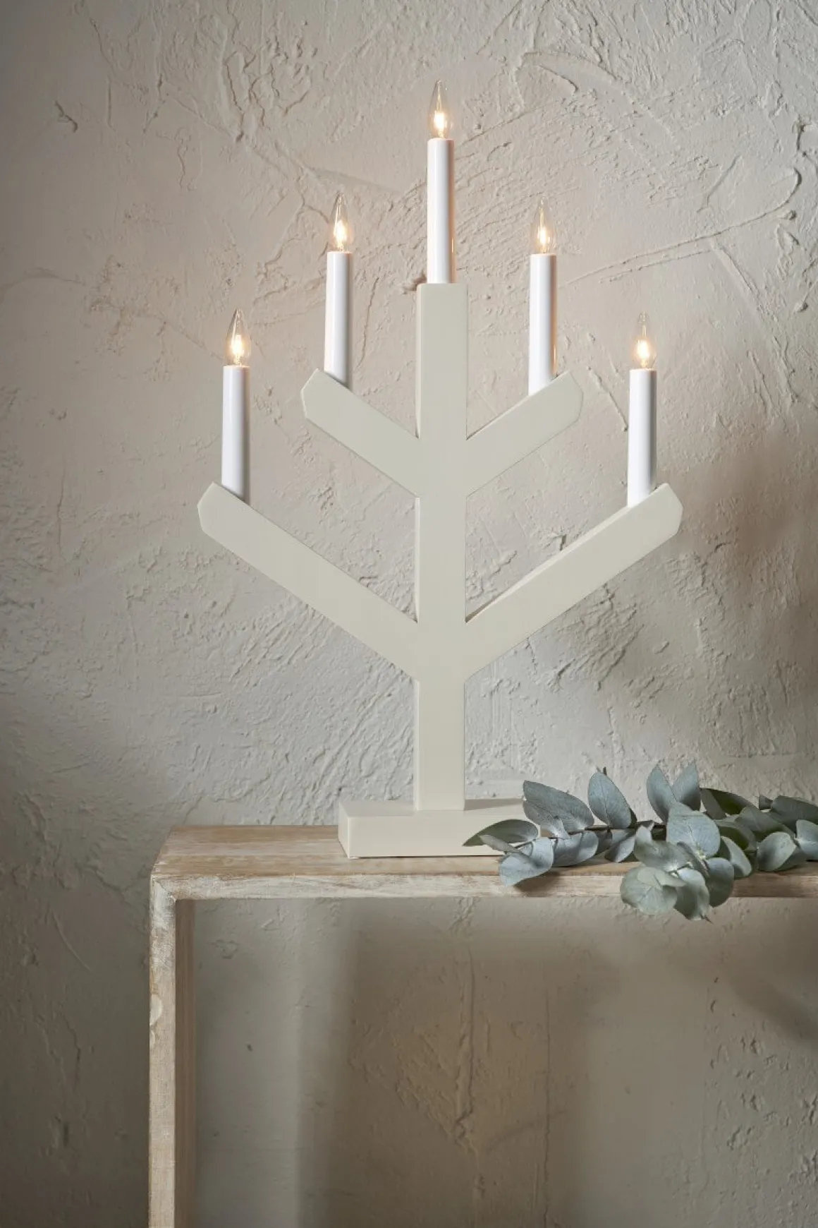 VINGA Ljusstake 5L 50cm Beige