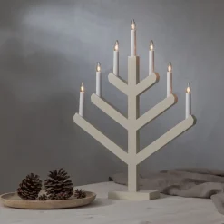 VINGA Ljusstake 7L 62cm Beige