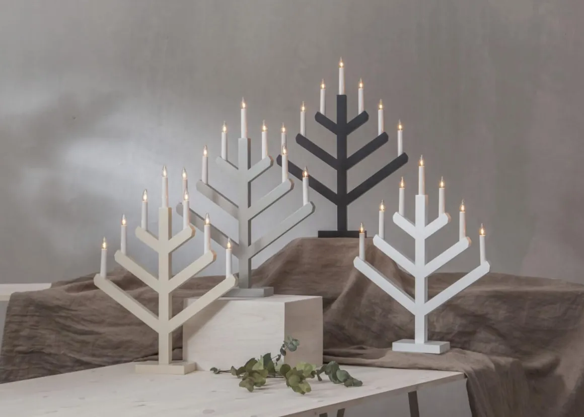 VINGA Ljusstake 7L 62cm Beige