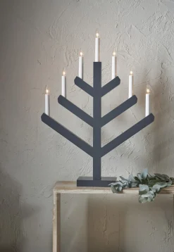 VINGA Ljusstake 7L 62cm Grafit