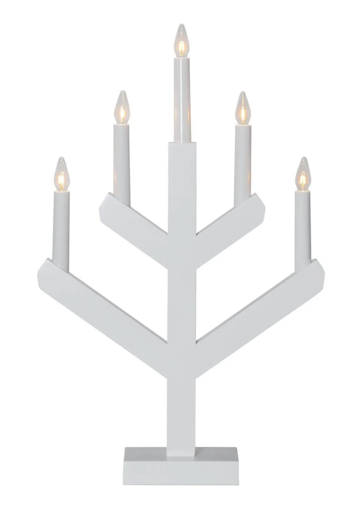 VINGA Ljusstake 5L 50cm Vit