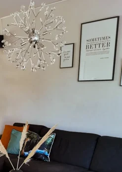 VIVA Takpendel 55cm Krom/Klar