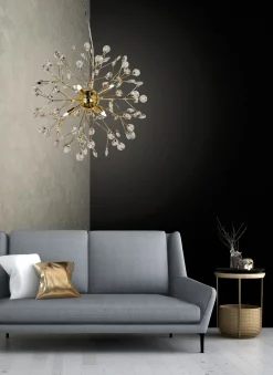 VIVA Takpendel 55cm Mässing/Klar