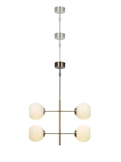 VRI Takpendel 4a 730mm Antikmässing/Opalvit