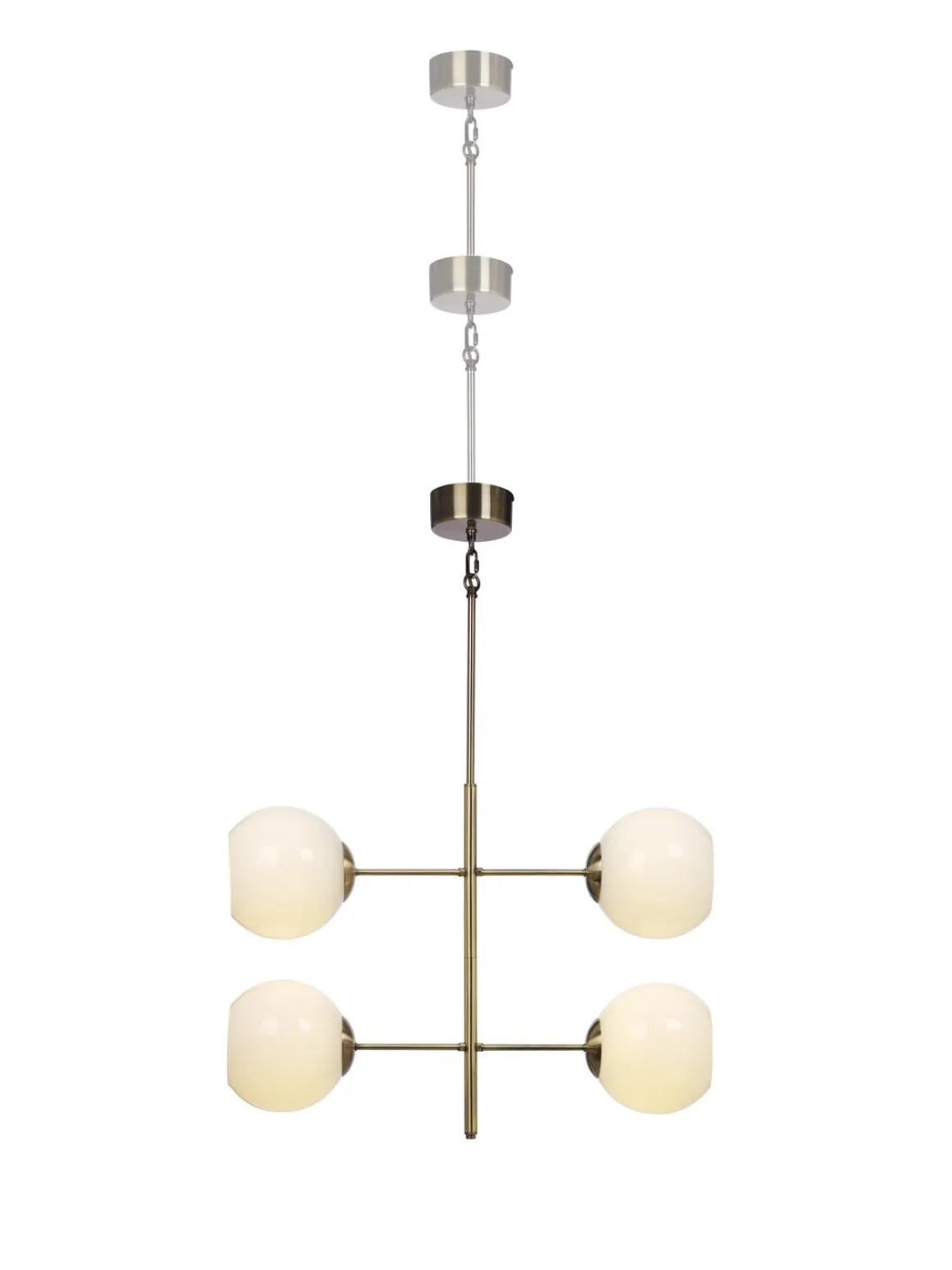 VRI Takpendel 4a 730mm Antikmässing/Opalvit