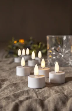 VÄRMELJUS LED-Värmeljus 2-pack 5cm Vit